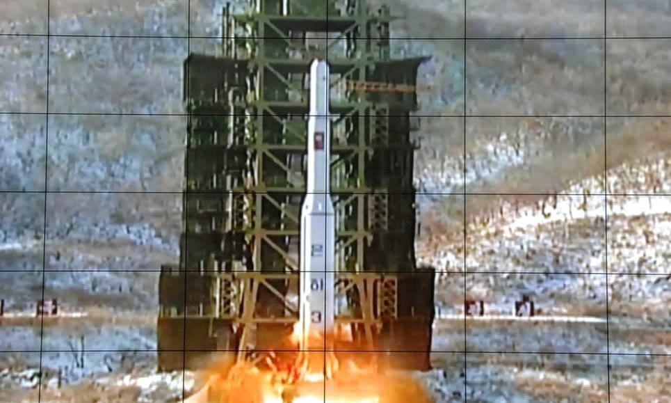 El lanzamiento de un cohete Unha-3 en diciembre de 2012. Foto: AP