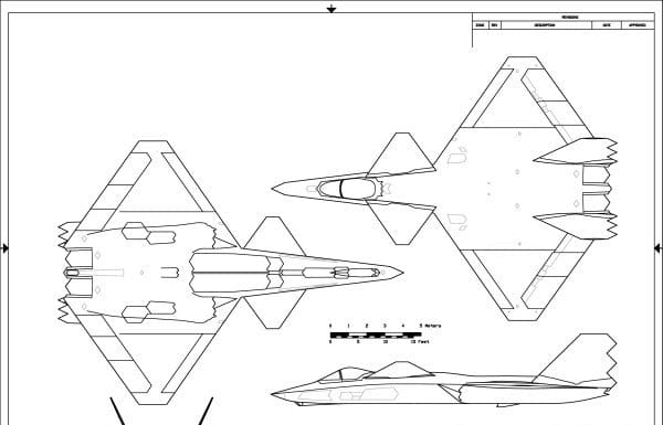 Yf 23 чертеж