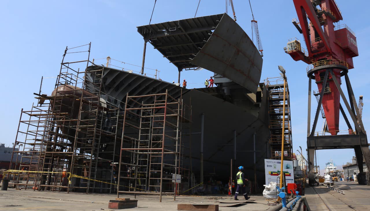 Avances En La Construcción Del Segundo Buque LPD Para La Marina De ...