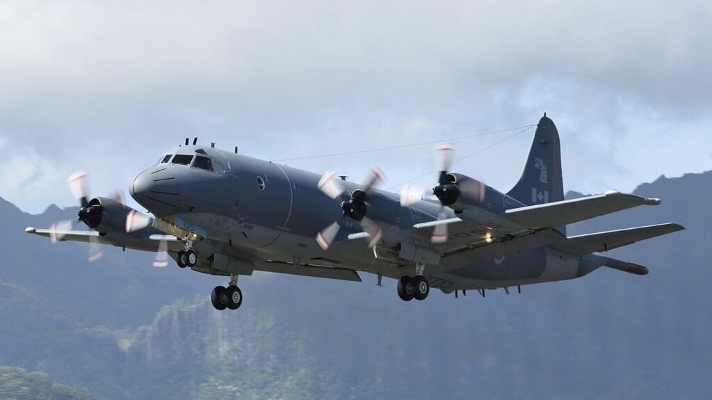 CP-140 Aurora of the Royal Canadian Air Force (RCAF).  Credit: RCAF