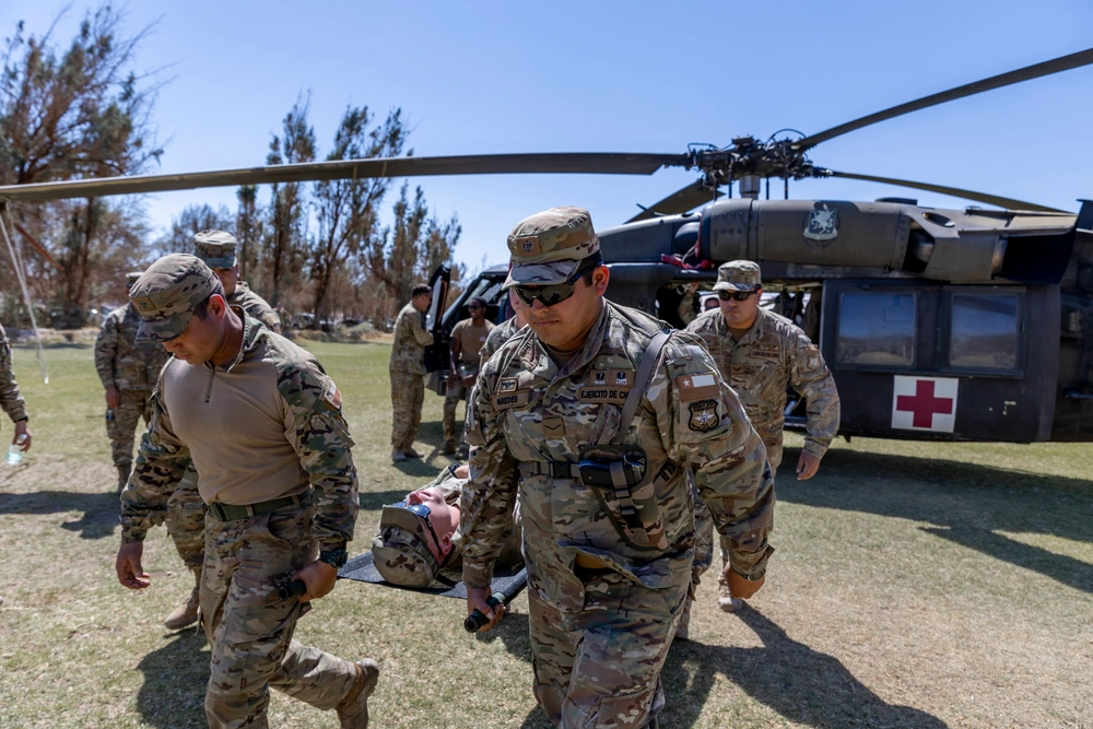 Los ejércitos de Chile y Estados Unidos realizaron operativos médico militares durante el ejercicio “Southern Fenix ​​​​24”.