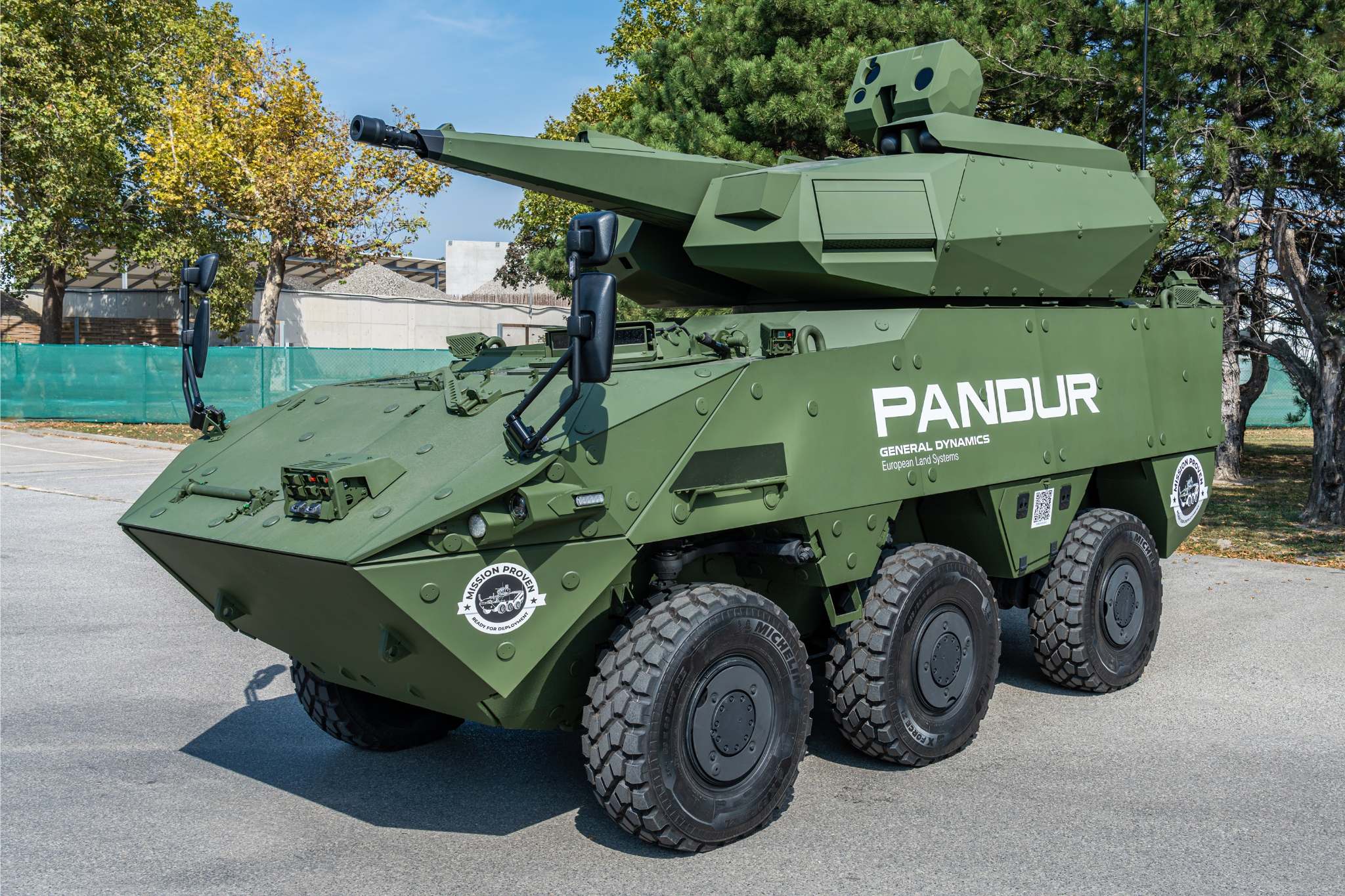 GDELS revela la versión SHORAD del VCBR 6x6 Pandur EVO del Ejército de ...